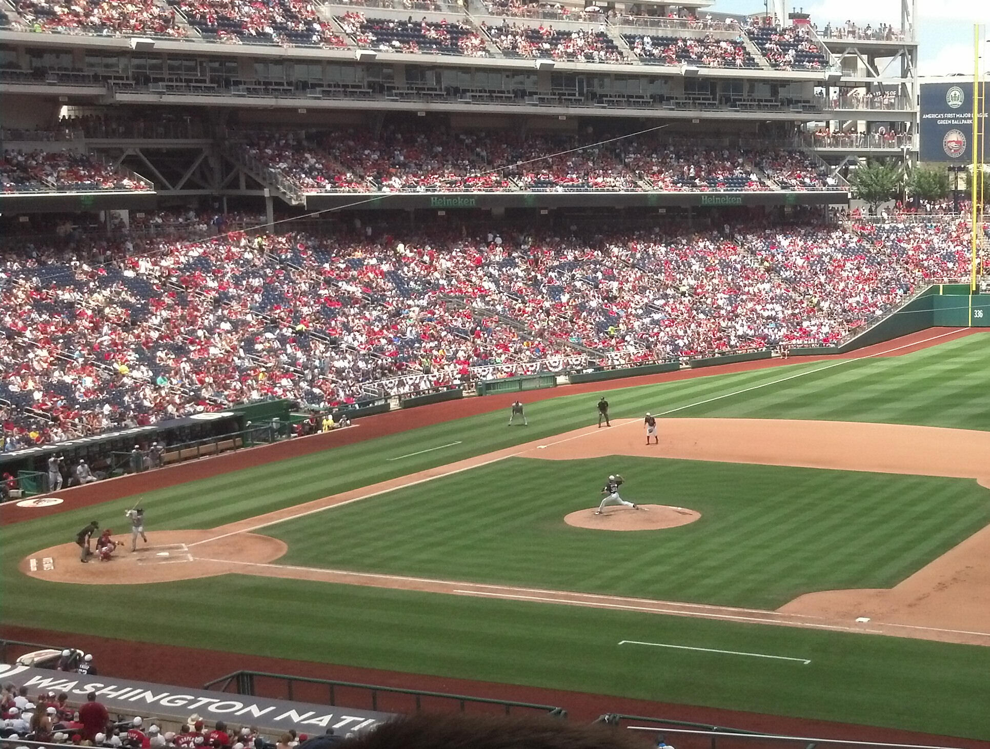 A Washington Nationals Game from July 4th 2013